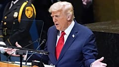 US-Präsident Donald Trump spricht vor der Generalversammlung der Vereinten Nationen, 23. September 2025