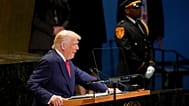 ABD Başkanı Donald Trump, BM merkezinde düzenlenen 80. Birleşmiş Milletler Genel Kurulu’na hitap ederken, 23 Eylül 2025