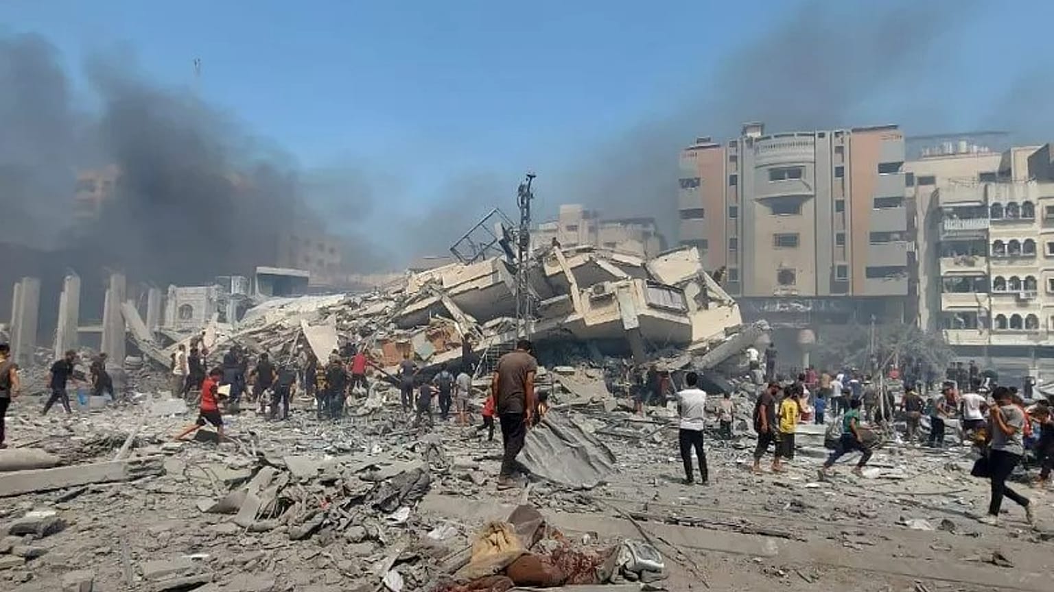 The Palestinian Medical Relief Society destroyed in Gaza City, 23 September, 2025