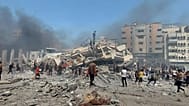The Palestinian Medical Relief Society destroyed in Gaza City, 23 September, 2025