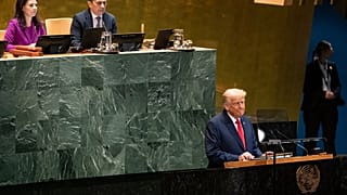 US-Präsident Donald Trump bei seiner UN-Rede