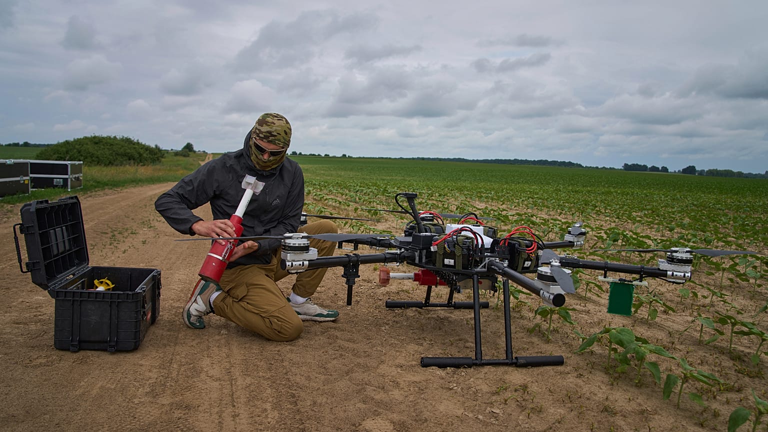 Preparation of a drone