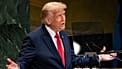 President Donald Trump addresses the 80th session of the United Nations General Assembly, 23 September 2025, at the UN headquarters