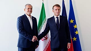 امانوئل ماکرون و مسعود پزشکیان