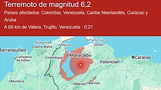 Terremoto en Venezuela llega a sentirse en Colombia