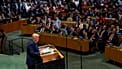 President Donald Trump addresses the 80th session of the United Nations General Assembly on 23 September, 2025, in New York, US.