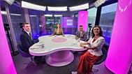  Feledy Botond, Petri Bernadett, és Lattmann Tamás a műsorvezető, Zsíros Sándor társaságában