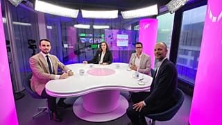Maia de La Baume avec Pierre-Romain Thionnet, Mounir Satouri et Georg Rikeles