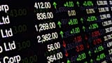 Image about the display of prices at an unknown stock market.