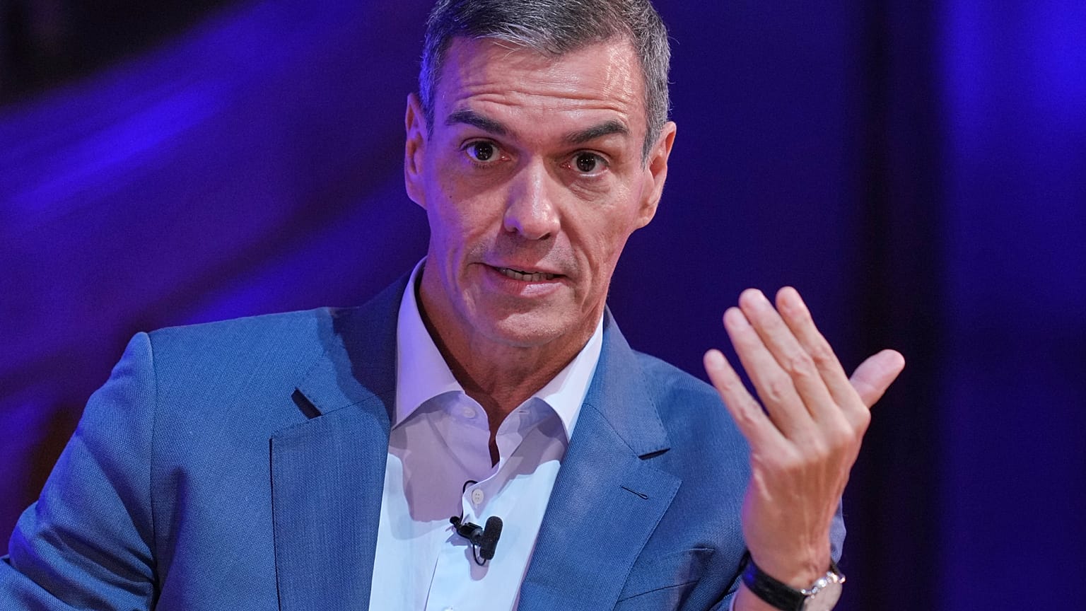 Spain's prime minister Pedro Sanchez