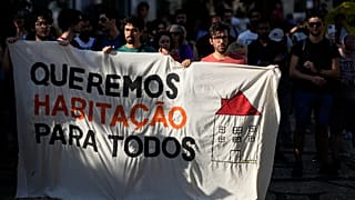 Protesto contra a crise na habitação em Portugal, Lisboa, junho de 2023