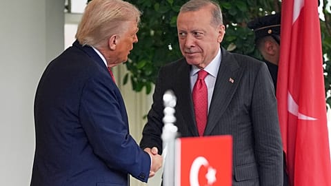 ترامب في استقبال أردوغان: سيكون هناك إعلان مهم بشأن سوريا وقريبون من التوصل إلى صفقة في غزة