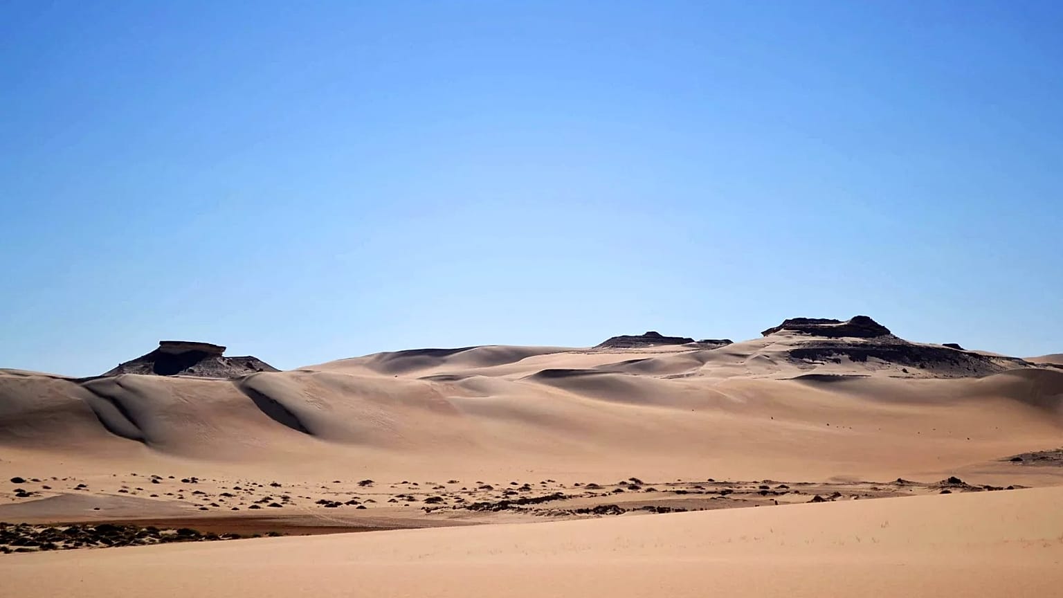 The Great Sand Sea along the northern edge of the Sahara, September, 2012 
