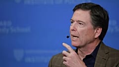 Ehemaliger Direktor des FBI, James Comey, am Institut für Politik der Harvard-Universität im JFK Jr. Forum in Cambridge, Massachusetts, Montag, 24. Februar 2020.