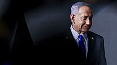FILE: Israeli Prime Minister Benjamin Netanyahu attends a reception in Jerusalem, 13 August 2025