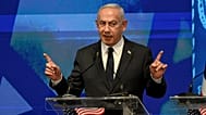 رئيس الوزراء الإسرائيلي بنيامين نتنياهو يتحدث في حفل افتتاح الوفد الحزبي للمشرعين الأميركيين إلى إسرائيل