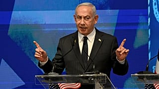 رئيس الوزراء الإسرائيلي بنيامين نتنياهو يتحدث في حفل افتتاح الوفد الحزبي للمشرعين الأميركيين إلى إسرائيل