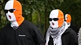Kneecap members arrive at Woolwich Crown Court in London - Friday 26 September 2025