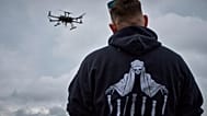 An engineer watches a Ukrainian-made quadcopter drone at an undisclosed location in Ukraine, June 12, 2025. (AP Photo/Efrem Lukatsky) Provided by: AP Pictures of the Week Glob