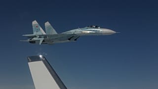 Imagen de archivo de un Mig-31 ruso. 2010.