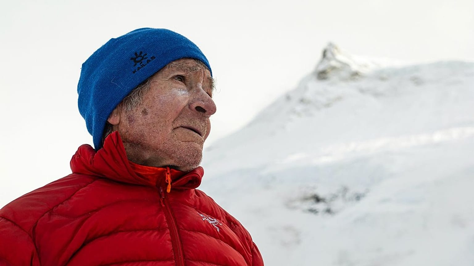 Carlos Soria em Manaslu, setembro de 2025