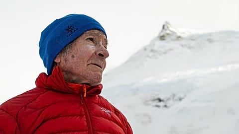Carlos Soria en el Manaslu, septiembre 2025