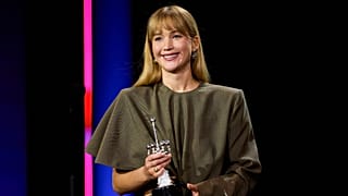 Jennifer Lawrence receives the prestigious Premio Donostia 2025 Award at the San Sebastian Film Festival, 26 Sept.