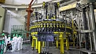 Personnel work to begin loading nuclear fuel at the first Belarusian Nuclear Power Plant in Astravets, 7 August, 2020 
