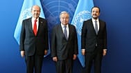 Ερσίν Τατάρ, Αντόνιο Γκουτέρες και Νίκος Χριστοδουλίδης
