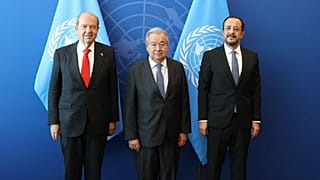 Ερσίν Τατάρ, Αντόνιο Γκουτέρες και Νίκος Χριστοδουλίδης