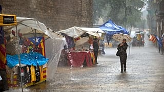 Lluvia en España tras la llegada de Gabrielle, foto de archivo 11 de septiembre de 2025