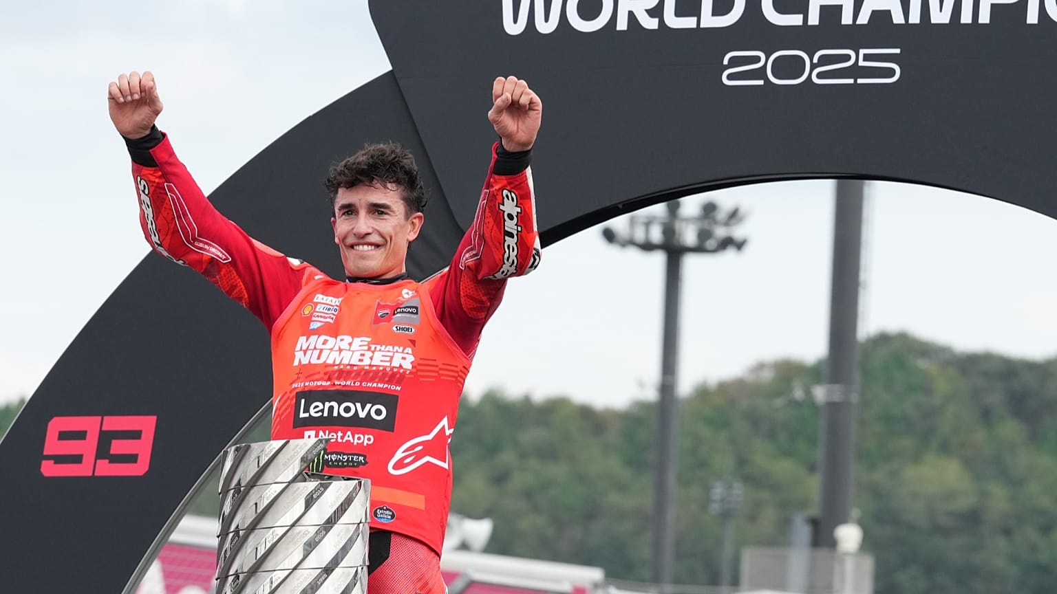 Marc Marquez se convierte en el ganador del Mundial MotoGP 2025 a falta de 5 carreras, 28 de septiembre de 2025