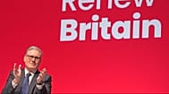 Premier Wielkiej Brytanii Keir Starmer uczestniczy w konferencji Partii Pracy w Liverpoolu, Anglia, niedziela 28 września 2025 r.