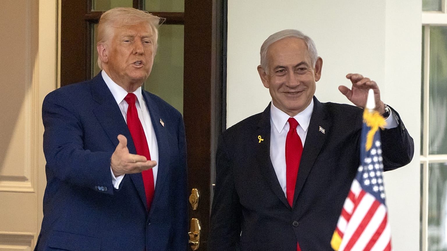 Az amerikai elnök az izraeli kormányfővel áprilisban, Washingtonban