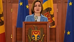 Maia Sandu, en una declaración