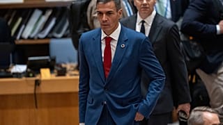 Pedro Sánchez, durante una cumbre climática.
