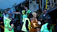 Прибытие группы больных детей из Газы в Италию. Аэродром Чампино, 29 сентября 2025 г.