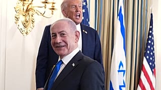 الرئيس الأمريكي دونالد ترامب مع رئيس الوزراء الإسرائيلي بنيامين نتنياهو،  بالبيت الأبيض، يوم الاثنين، 29 سبتمبر 2025، في واشنطن
