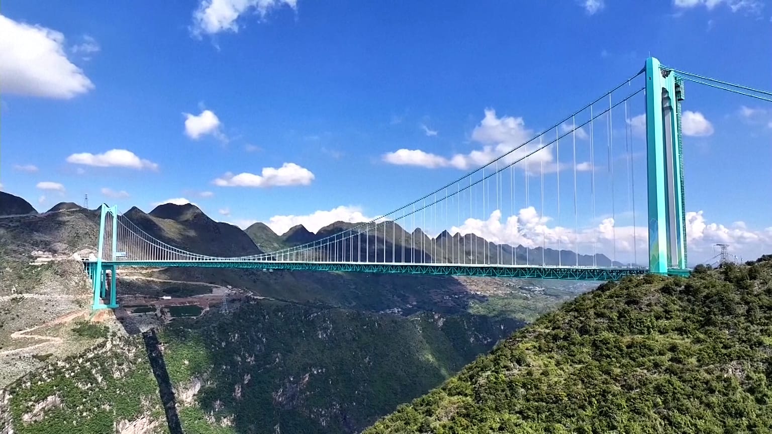 World’s tallest bridge opens in China 