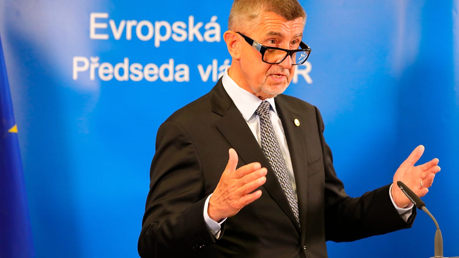 Andrej Babis kormányfőként 2020-ban