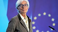 رئيسة البنك المركزي الأوروبي كريستين لاغارد خلال مؤتمر صحفي في مقر البنك بمدينة فرانكفورت الألمانية، الخميس 11 سبتمبر/أيلول 2025.
