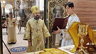 Hilarion metropolita és Suzuki 2023. december 24-én
