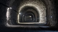 Photo shows the tunnel entrance to the Trentino DataMine data centre