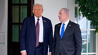 الرئيس الأمريكي دونالد ترامب يستقبل رئيس الوزراء الإسرائيلي بنيامين نتنياهو في الجناح الغربي للبيت الأبيض في واشنطن، الاثنين 29 سبتمبر/ أيلول 2025.