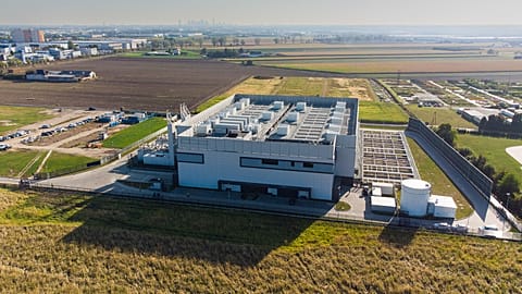 Der Hauptsitz von Atman in Duchnice.