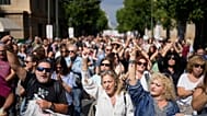 Des manifestants participent à une grève nationale de 24 heures à Athènes.