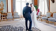مارکو روبیو، وزیر امور خارجه ایالات متحده و شیخ تمیم بن حمد آل ثانی، امیر قطر