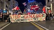 Manifestazione a Roma contro il blocco della Global Sumud Flotilla, 01/10/2025