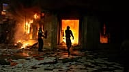 People torch and loot a bank as youth led protests calling for healthcare and education reforms turned violent in Sale, 1 October, 2025