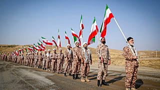 القوات البرية للحرس الثوري، خلال مناورة شمال غربي إيران، بتاريخ 17 أكتوبر 2022.
